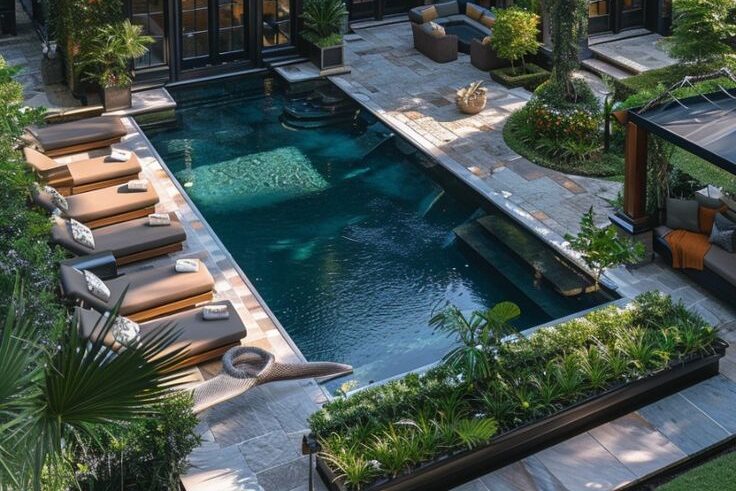 gorgeous, plant covered home in austin with an even dreamier backyard